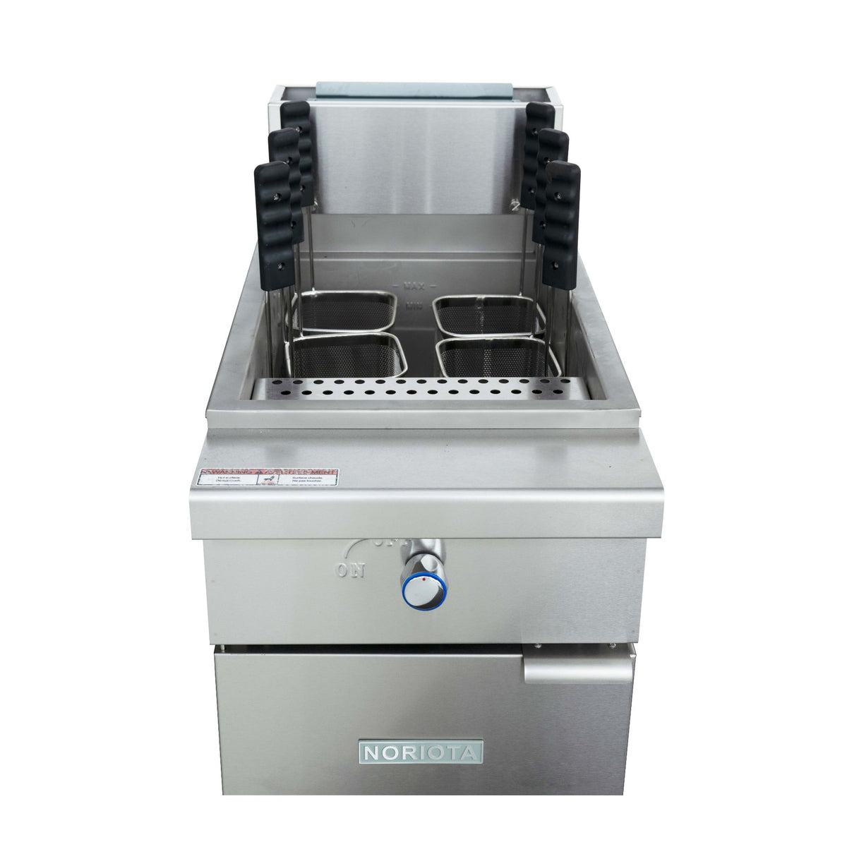 Noriota - 11 Gallon 60000 BTU Commercial Natural Gas Pasta Cooker - NPC11