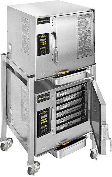 AccuTemp - 208V Evolution 12 Pan Double-Stacked Electric Boilerless Steamer - E62081D060 DBL