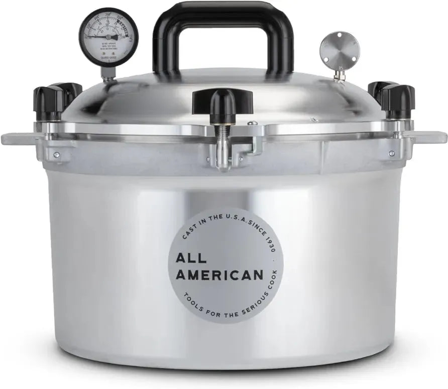 All American - 15.5 QT Pressure Canner / Pressure Cooker with 1 Rack - 915
