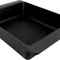 All American - 15.8" x 10.75" Black Cast Aluminum Deep Dish Bake Pan - 6260A