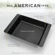 All American - 15.8" x 10.75" Pale Bronze Cast Aluminum Deep Dish Bake Pan - 6260ABR