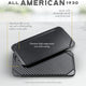 All American - 20.5" x 11.2" Cast Aluminum Black Double Burner Reversible Grill/Griddle - 3560A
