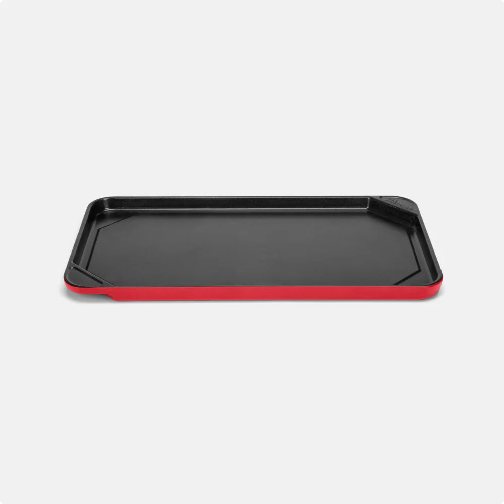 All American - 20.5" x 11.5" Aluminum Red Tomato Non-Stick Ultimate Griddle - 6050ARD