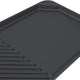 All American - 20.5" x 11.5" Black Cast Aluminum Side By Side Griddle/Grill - 6040A