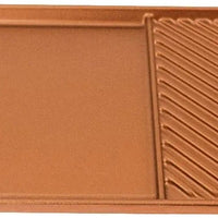 All American - 20.5" x 11.5" Copper Aluminum Side By Side Griddle/Grill - 6040AOR