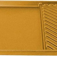 All American - 20.5" x 11.5" Elote Aluminum Side By Side Griddle/Grill - 6040AYL