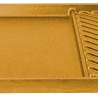 All American - 20.5" x 11.5" Elote Aluminum Side By Side Griddle/Grill - 6040AYL