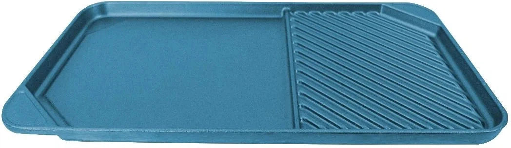 All American - 20.5" x 11.5" Mars Cast Aluminum Side By Side Griddle/Grill - 6040ABL