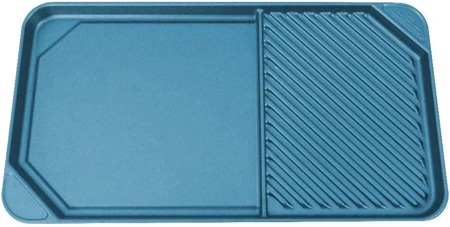 All American - 20.5" x 11.5" Mars Cast Aluminum Side By Side Griddle/Grill - 6040ABL