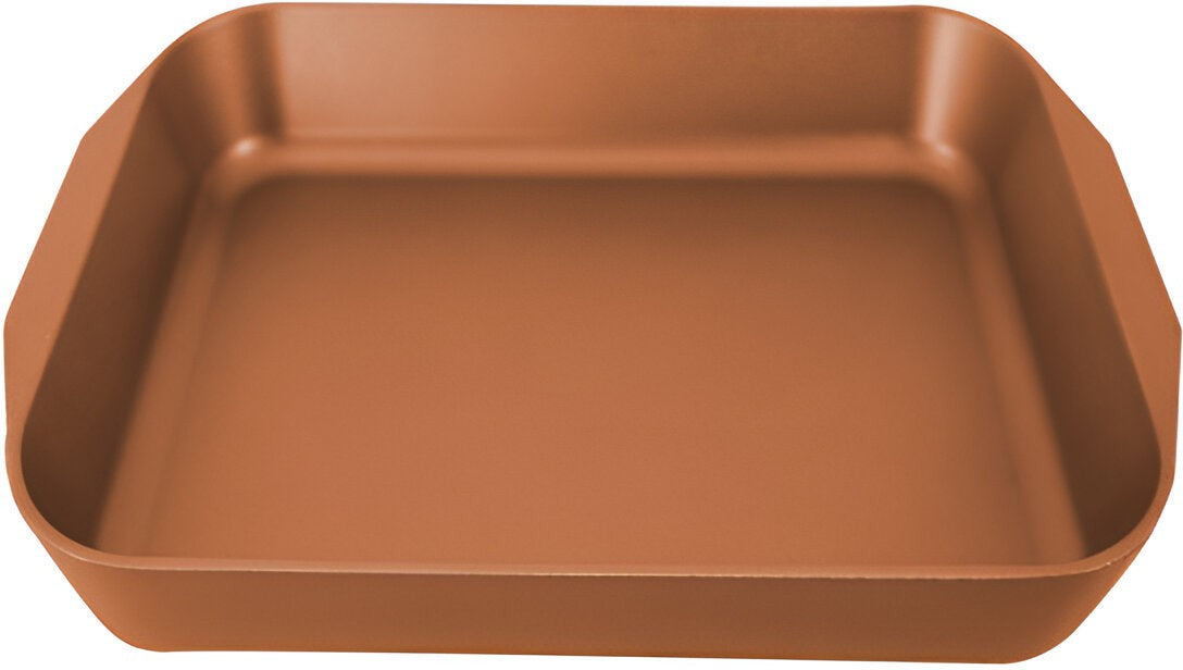 All American - 20.5" x 13" Cooper Cast Aluminum Non-Stick Roast & Bake Pan - 5250AOR