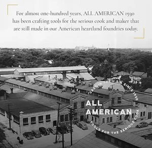 All American - 20.5" x 13" Olive Cast Aluminum Non-Stick Roast & Bake Pan - 5250AGR