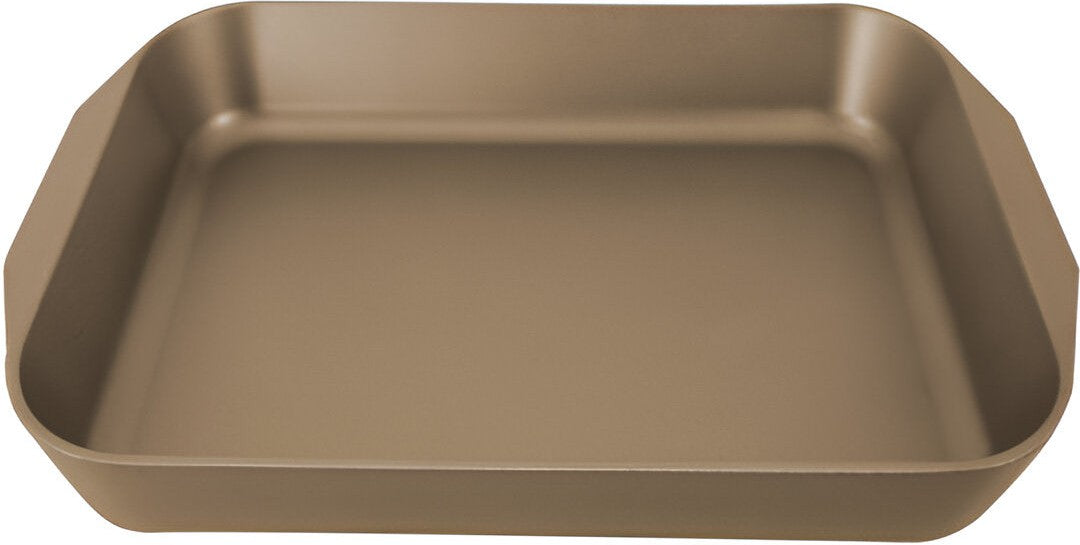 All American - 20.5" x 13" Olive Cast Aluminum Non-Stick Roast & Bake Pan - 5250AGR