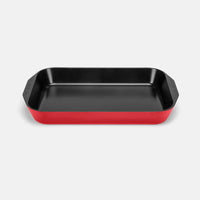 All American - 20.5" x 13" Red Tomato Cast Aluminum Non-Stick Roast & Bake Pan - PF5250ARD