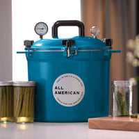 All American - 21.5 QT Berry Blue Pressure Canner / Pressure Cooker - 921BL