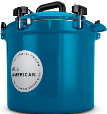 All American - 21.5 QT Berry Blue Pressure Canner / Pressure Cooker - 921BL