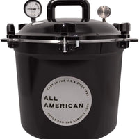 All American - 21.5 QT Black Onyx Pressure Canner / Pressure Cooker - 921BLK