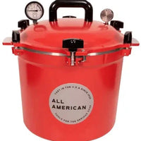 All American - 21.5 QT Candy Red Pressure Canner / Pressure Cooker - 921RED