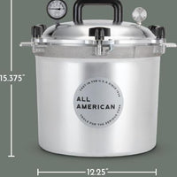 All American - 21.5 QT Pressure Canner / Pressure Cooker - 921