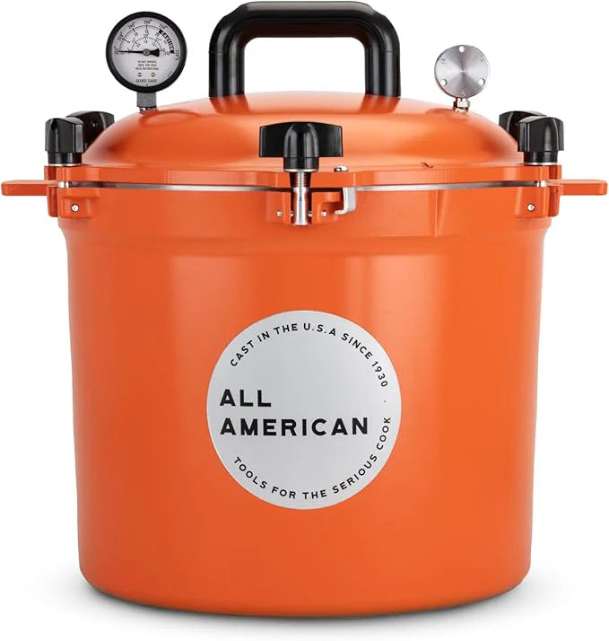 All American - 21.5 QT Saffron Pressure Canner / Pressure Cooker - 921OR - DISCONTINUED