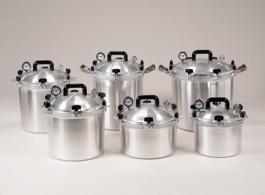 All American - 30 QT Pressure Canner / Pressure Cooker with 2 Racks - 930