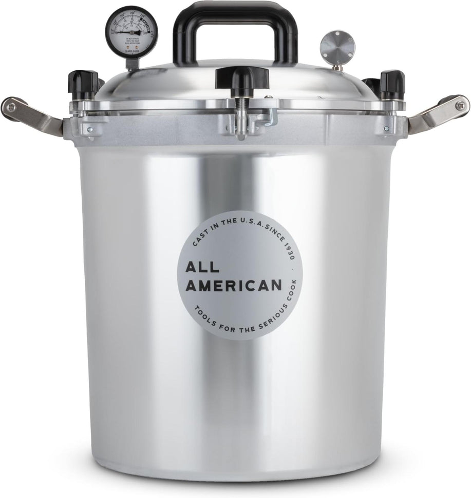 All American - 30 QT Pressure Canner / Pressure Cooker with 2 Racks - 930