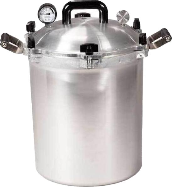 All American - 41.5 QT Pressure Canner / Pressure Cooker with 2 Racks - 941