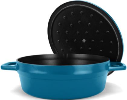All American - 5.5 QT Berry Blue Ultimate Dutch Oven - 5503ABL