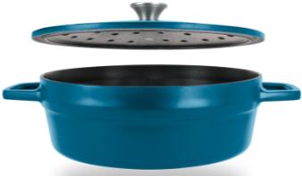 All American - 5.5 QT Berry Blue Ultimate Dutch Oven - 5503ABL