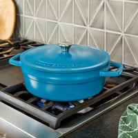 All American - 5.5 QT Berry Blue Ultimate Dutch Oven - 5503ABL
