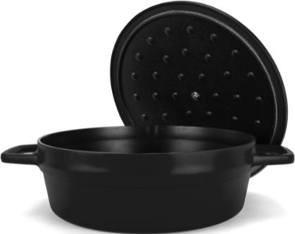 All American - 5.5 QT Black Onyx Ultimate Dutch Oven - 5503ABLK