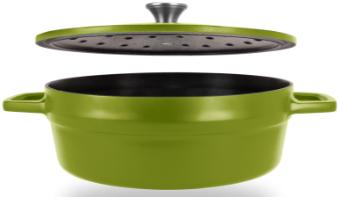 All American - 5.5 QT Kelp Ultimate Dutch Oven - 5503AGR