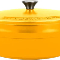 All American - 5.5 QT Mustard Ultimate Dutch Oven - 5503AYL