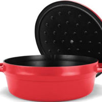 All American - 5.5 QT Red Tomato Ultimate Dutch Oven - 5503ARD