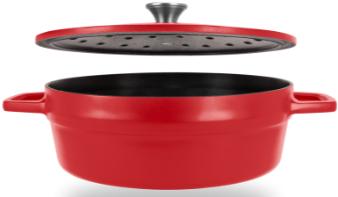 All American - 5.5 QT Red Tomato Ultimate Dutch Oven - 5503ARD