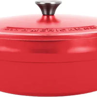 All American - 5.5 QT Red Tomato Ultimate Dutch Oven - 5503ARD