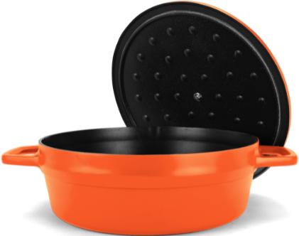 All American - 5.5 QT Saffron Ultimate Dutch Oven - 5503AOR