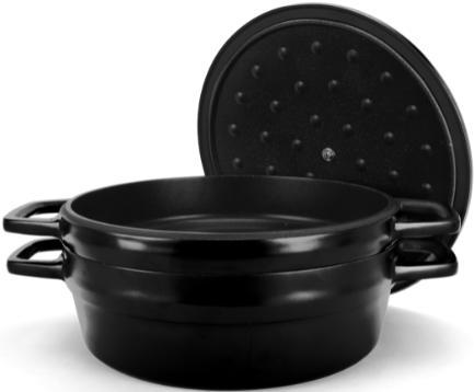 All American - 7.75 QT Black Onyx Ultimate Dutch Oven - 5500ABLK