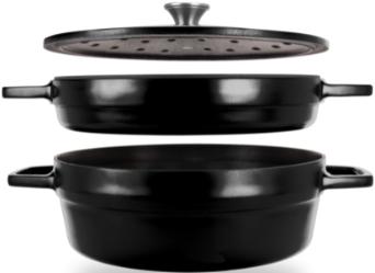 All American - 7.75 QT Black Onyx Ultimate Dutch Oven - 5500ABLK