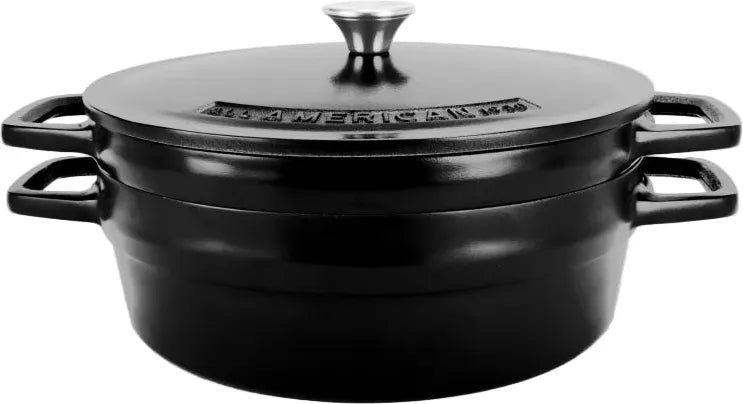 All American - 7.75 QT Black Onyx Ultimate Dutch Oven - 5500ABLK
