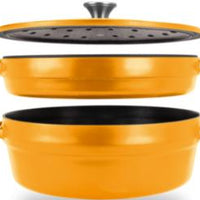 All American - 7.75 QT Mustard Ultimate Dutch Oven - 5500AYL