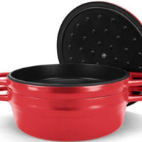 All American - 7.75 QT Red Tomato Ultimate Dutch Oven - 5500ARD