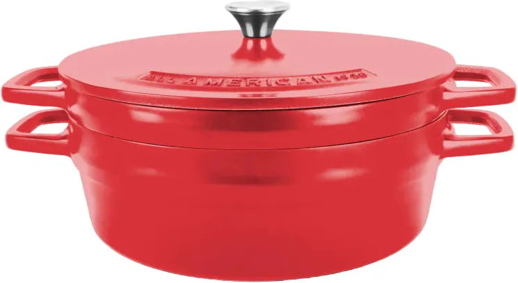 All American - 7.75 QT Red Tomato Ultimate Dutch Oven - 5500ARD