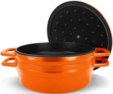 All American - 7.75 QT Saffron Ultimate Dutch Oven - 5500AOR