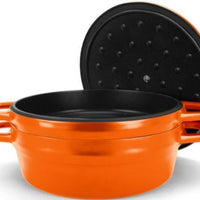 All American - 7.75 QT Saffron Ultimate Dutch Oven - 5500AOR