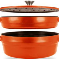 All American - 7.75 QT Saffron Ultimate Dutch Oven - 5500AOR