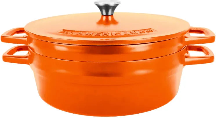 All American - 7.75 QT Saffron Ultimate Dutch Oven - 5500AOR
