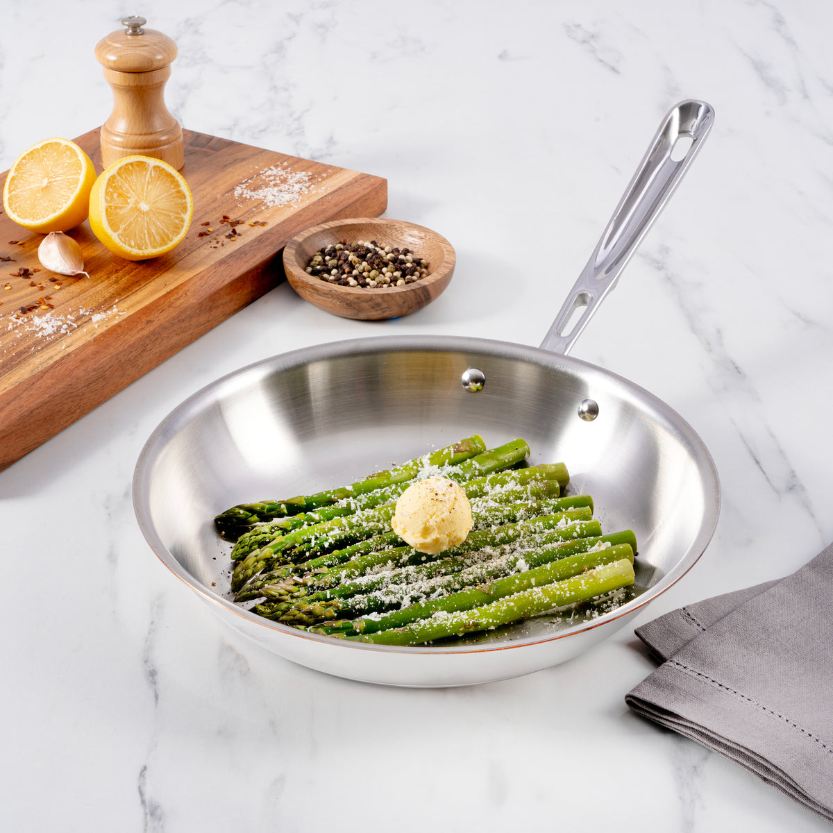 All-Clad - 10" Copper Core 5-ply Bonded Fry Pan / Skillet - 6110SS
