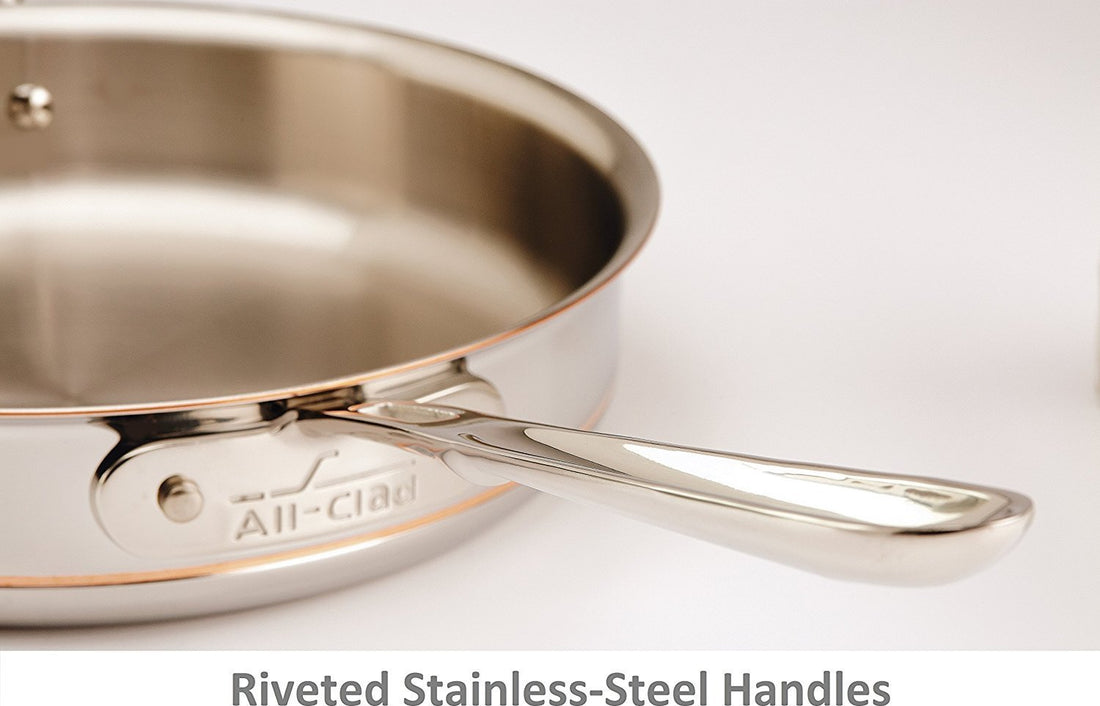 All-Clad - 10 PC Copper Core Cookware Set - 600822SS