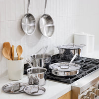 All-Clad - 10 PC D5 Polished Cookware Set - SD501010-R
