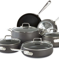 All-Clad - 10 PC HA1 Non-Stick Cookware Set - E100SC64 - DISCONTINUED